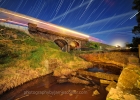 Rail Bridge & moon